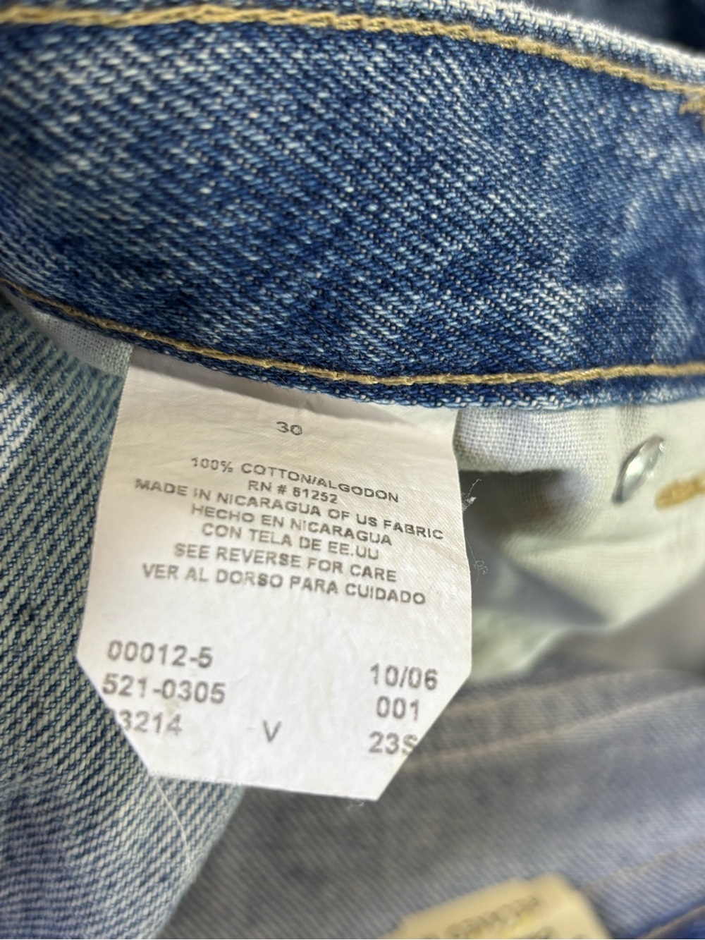 Vintage Arizona Jean Co Relaxed Fit Denim Shorts Men’s 30 Light Wash Y2K NWT - Picture 7 of 9